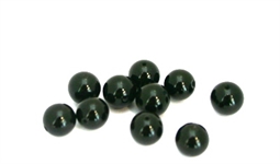 10 stk. 8 mm Sort onyx perler.